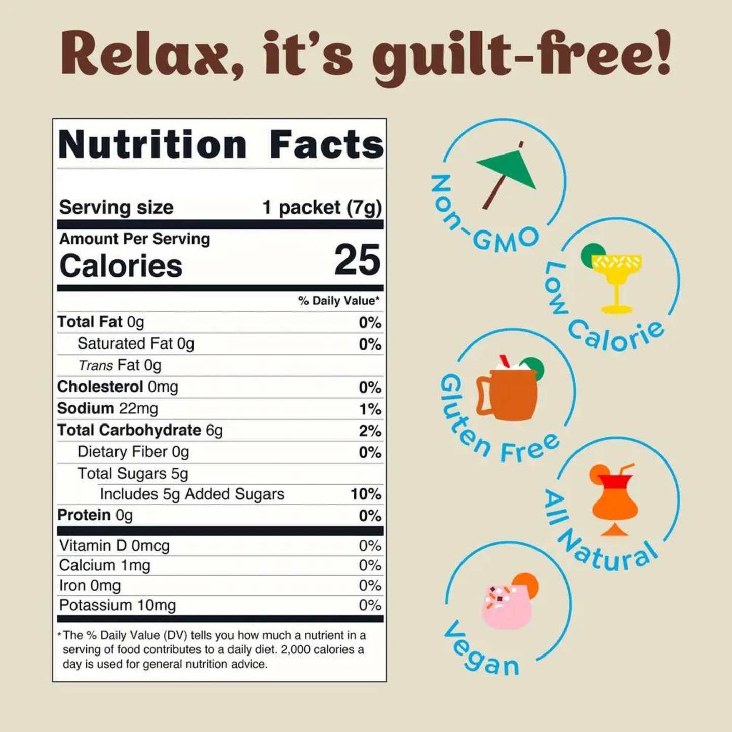 Espresso Martini Cocktail / Mocktail Mixer - Single packet