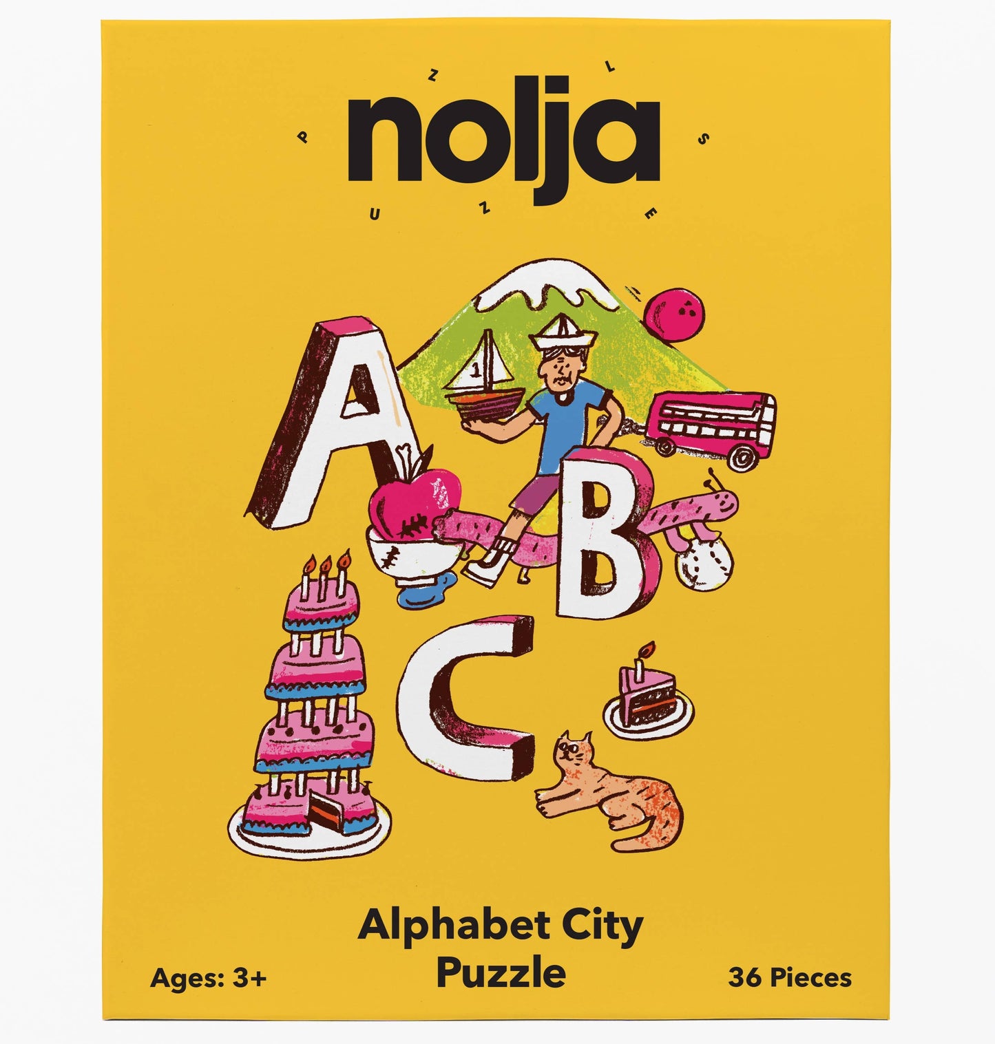 Alphabet City 36 Pc Jigsaw Puzzle