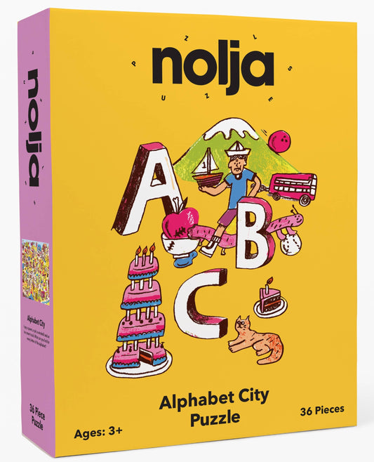 Alphabet City 36 Pc Jigsaw Puzzle