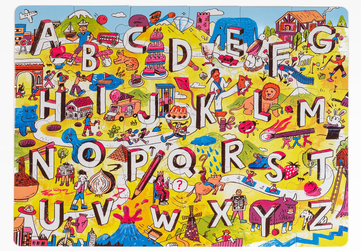 Alphabet City 36 Pc Jigsaw Puzzle